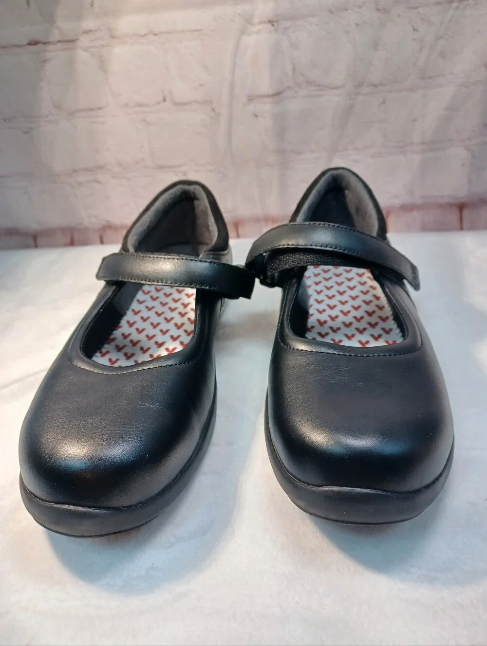 Anodyne Mary Jane Comfort Shoes Orthopedic Diabetic XW 8.5 Black Leather